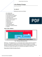 Mechanical Seals For Centrifugal-Rotary Pumps