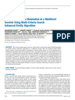 Selective Harmonic Elimination in A Multilevel Inverter Using Multi-Criteria Search Enhanced Firefly Algorithm