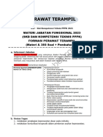 Latihan Soal Perawat Terampil 2023