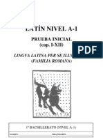 67987391 Prueba Inicial 1 to Lingua Latina