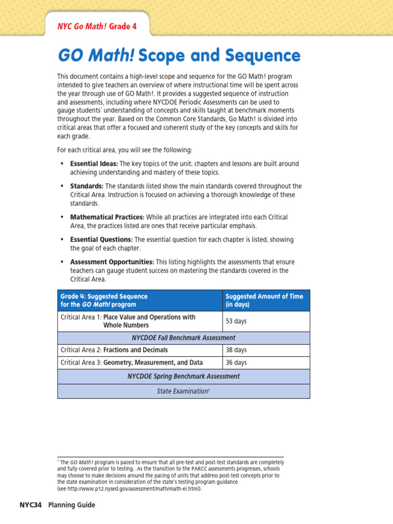 4 grade 4 scope and sequence spanish pdf