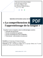 Dokumen - Tips - La Comprehension de Loral Et Lapprentissage de La Karim Kherbouche Fiche