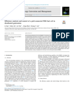 Efficiency Analysis and Control of A Grid-Connected PEM Fuel Cell in Distributed Generation