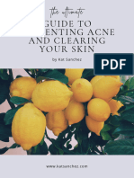 The Ultimate Guide To Preventing Acne and Clearing Your Skin Ebook