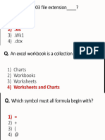 EXCEL Viva Questions and Answers 193765515