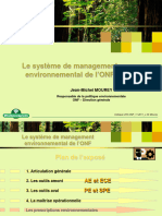 Le Système de Management Environnemental de L ONF