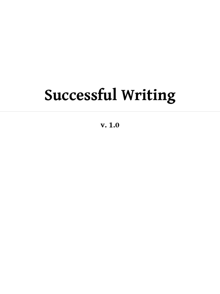 Successful writing v 1 0 download free pdf reading comprehension verb