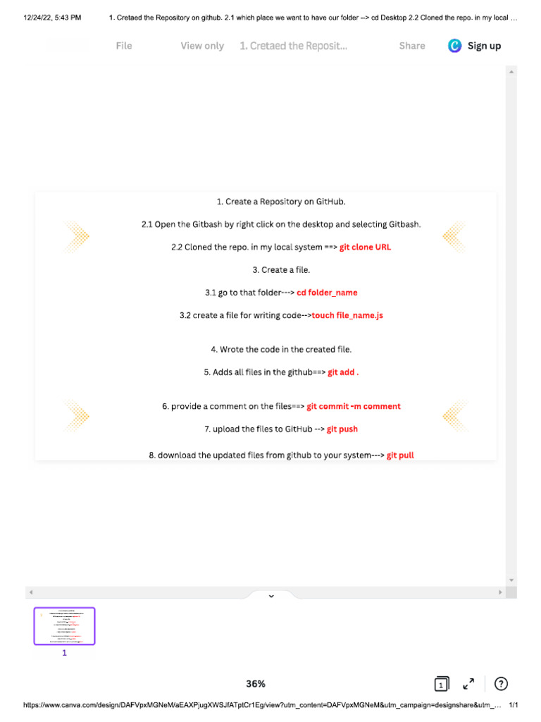 Git commands pdf