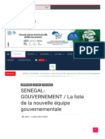 SENEGAL GOUVERNEMENT Lalistedelanouvelleéquipegouvernementale Agencedepressesénégalaise APS 1697057734754