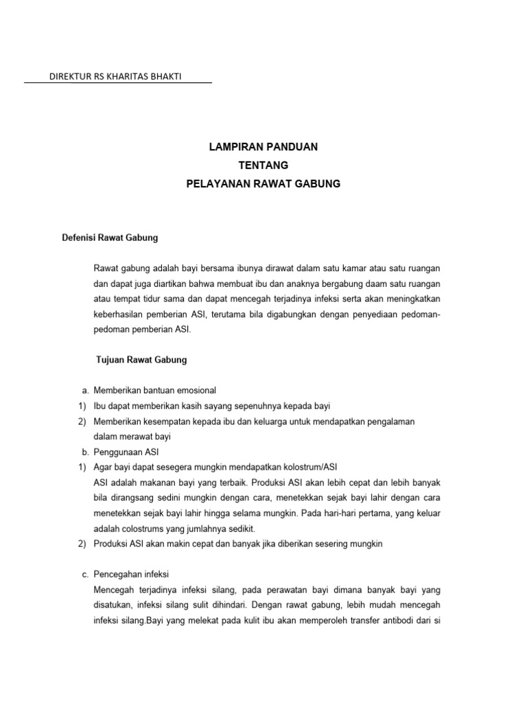 Lampiran rawat gabung pdf