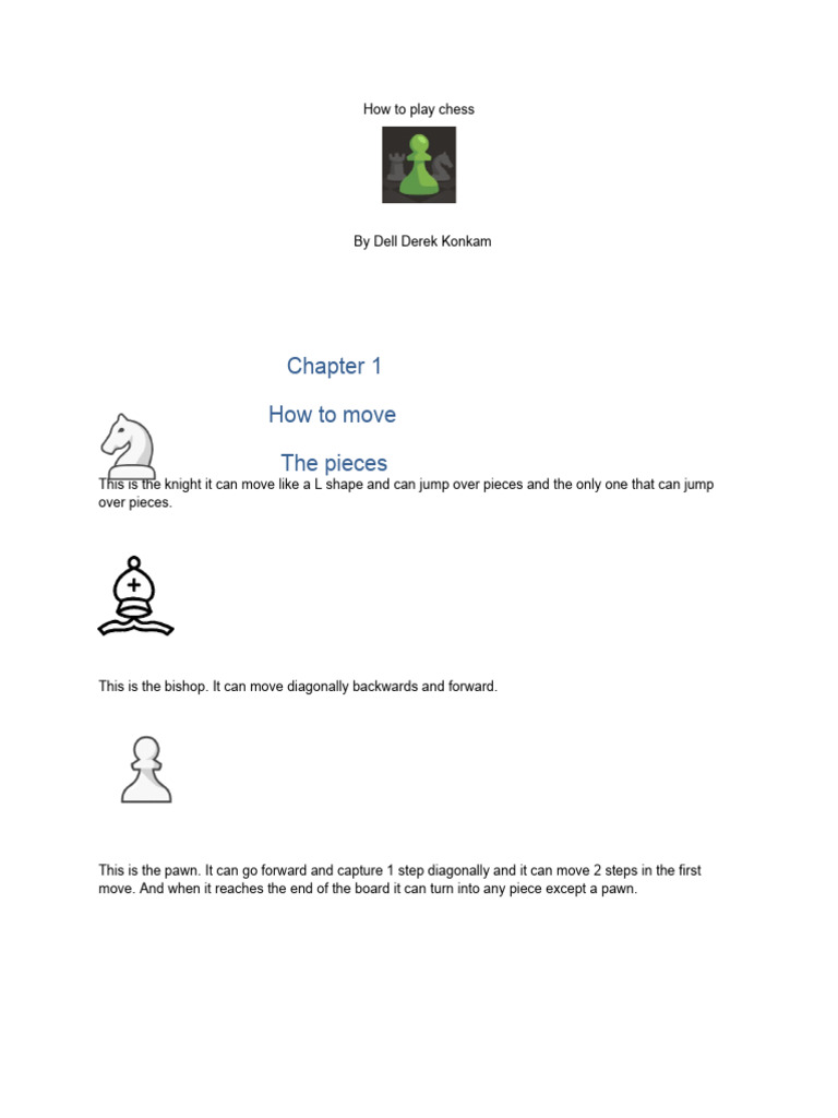 Step-by-Step Chess Instructions | PDF