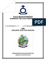 Minggu VIII Dung TRINITATIS, 2 Agustus 2020 (Indonesia)