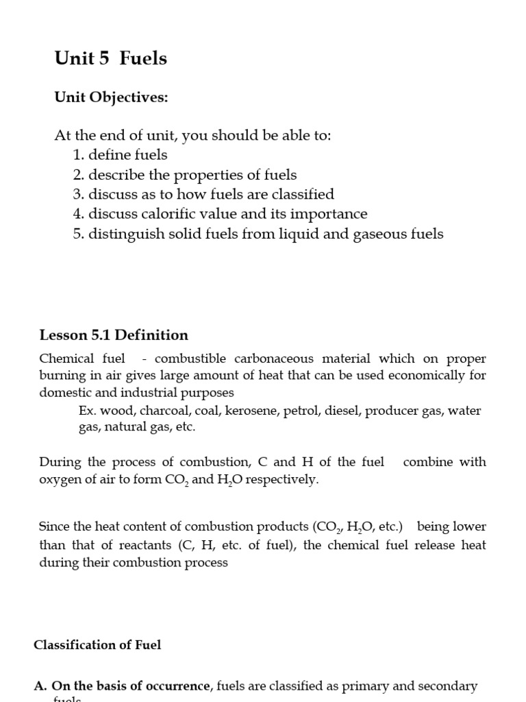 Fuel PDF Petroleum Fuels