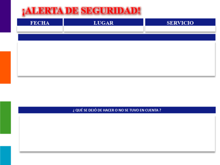 Formato Alerta de Seguridad | PDF