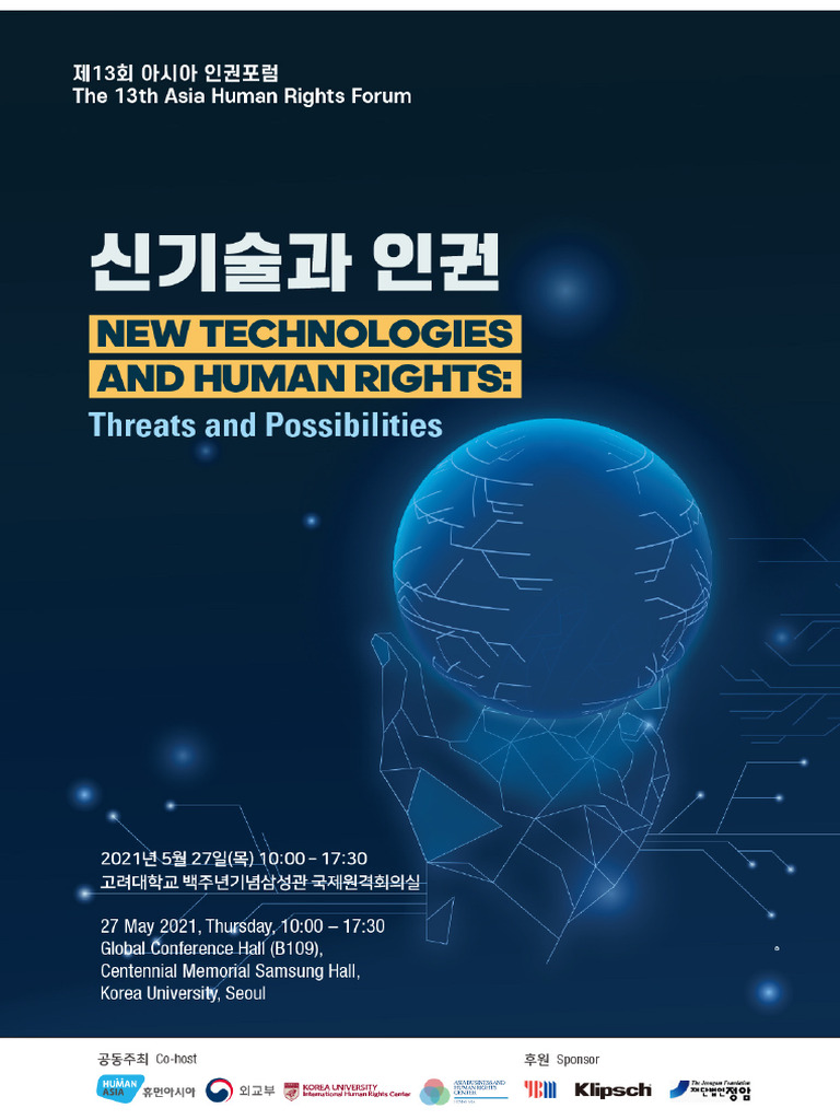 The+13th+Asia+Human+Rights+Forum Program+Book | PDF | International ...