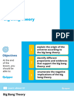 Earth Science SHS 1.1 Big Bang Theory