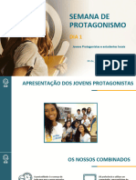 Semana de Protagonismo: Jovens Protagonistas e Estudantes Locais