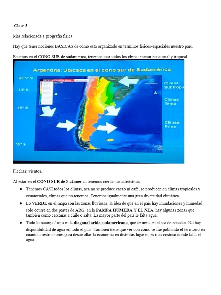 Climas y Economía de Argentina | PDF | Clima | Desierto