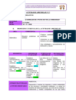 Actividad de Aprendizaje N 14 de Niviembre Al 17