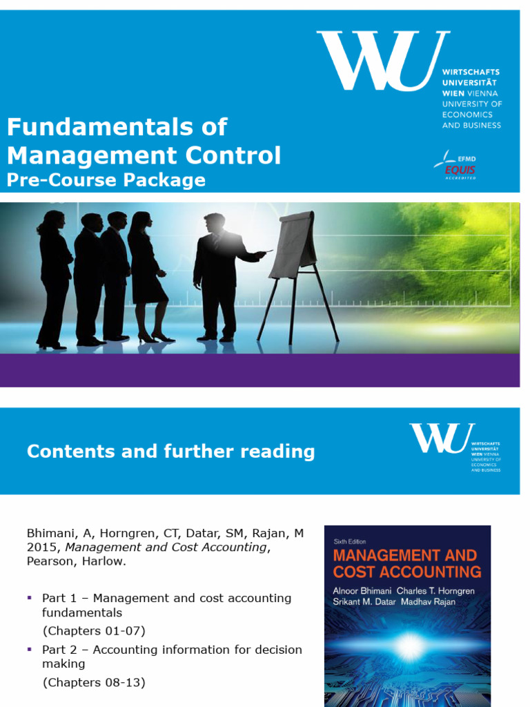 Management Control Fundamentals Guide | PDF | Cost | Supply Chain