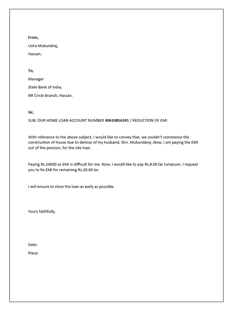 Bank Letter | PDF