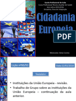 Cidadania Europeia - Aula 90 e 91