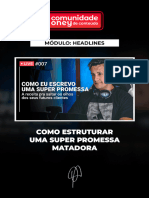 Live #007 - Como Eu Escrevo Uma Super Promessa