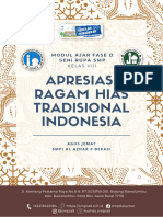 Apresiasi Ragam Hias Tradisional Indonesia: Modul Ajar Fase D Seni Rupa SMP