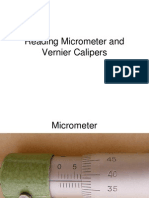 Micrometer and Vernier Calipers Reading With Instructions 19897