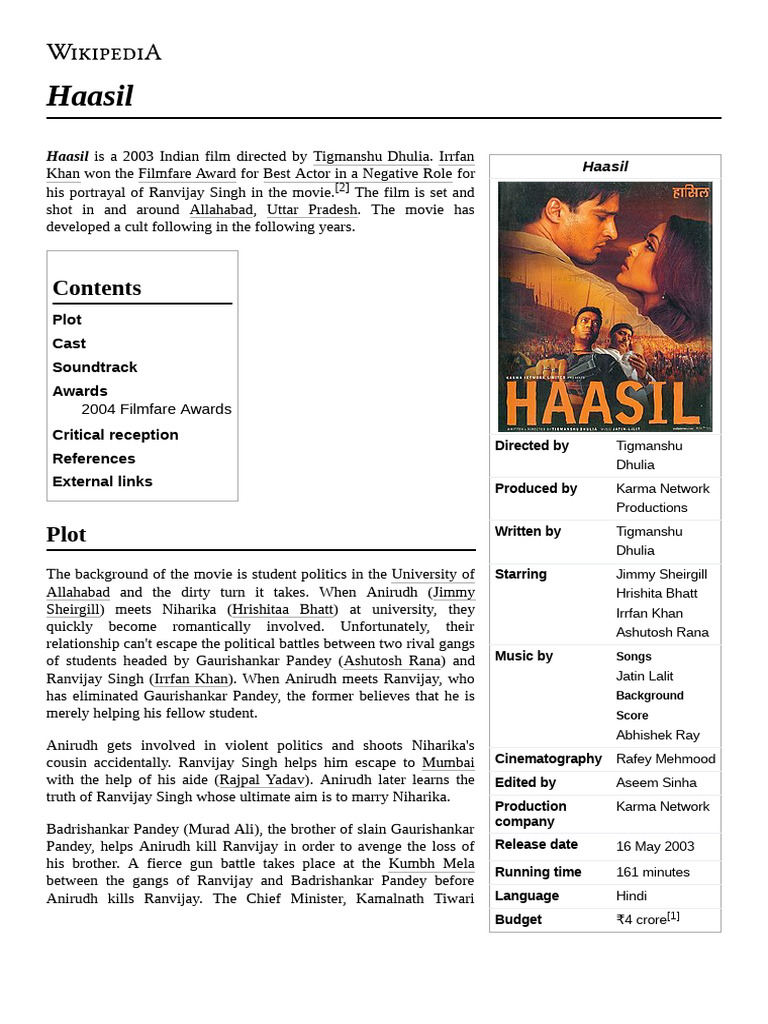 Haasil | PDF