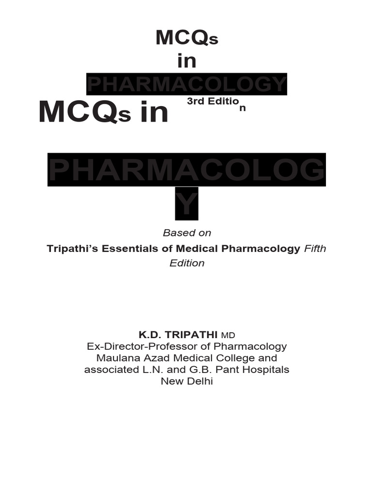 Price Of Kd Tripathi Pharmacology