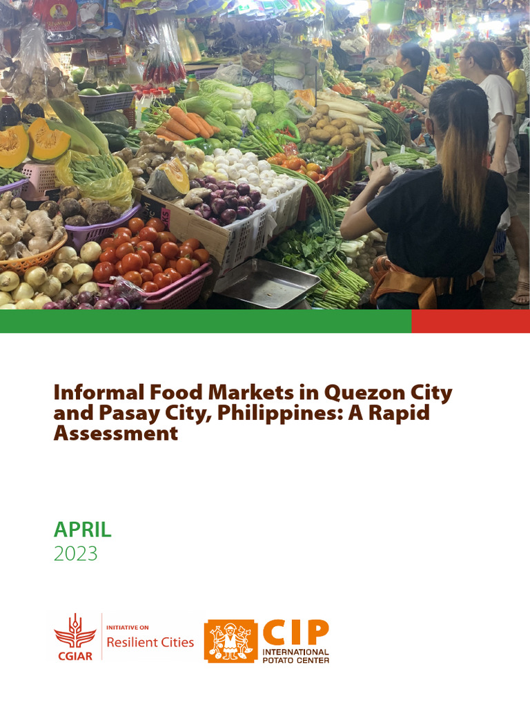 Informal Food Markets - 2023 | PDF | Food Security | Metro Manila
