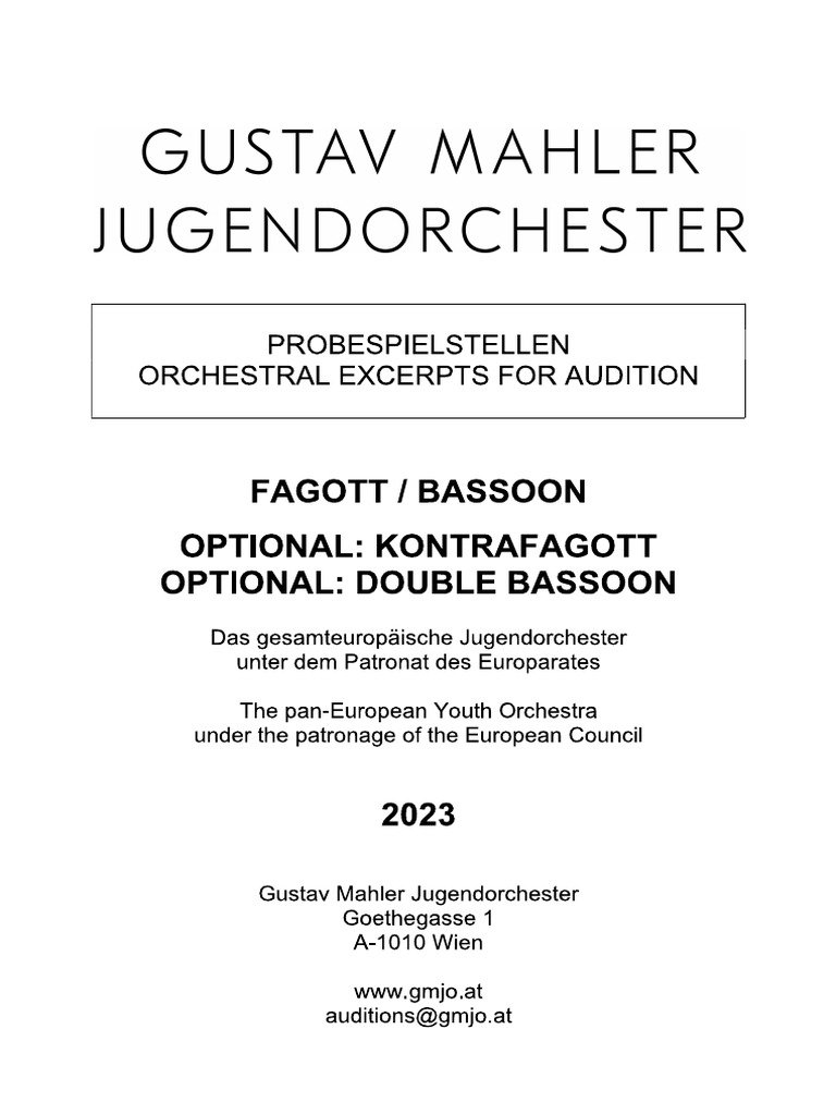 08 GMJO Auditions 2023 Bassoon PDF
