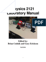 Physics 2121 Lab Manual 11 0e