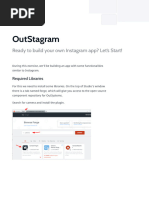 Building Advanced App - OutStagram