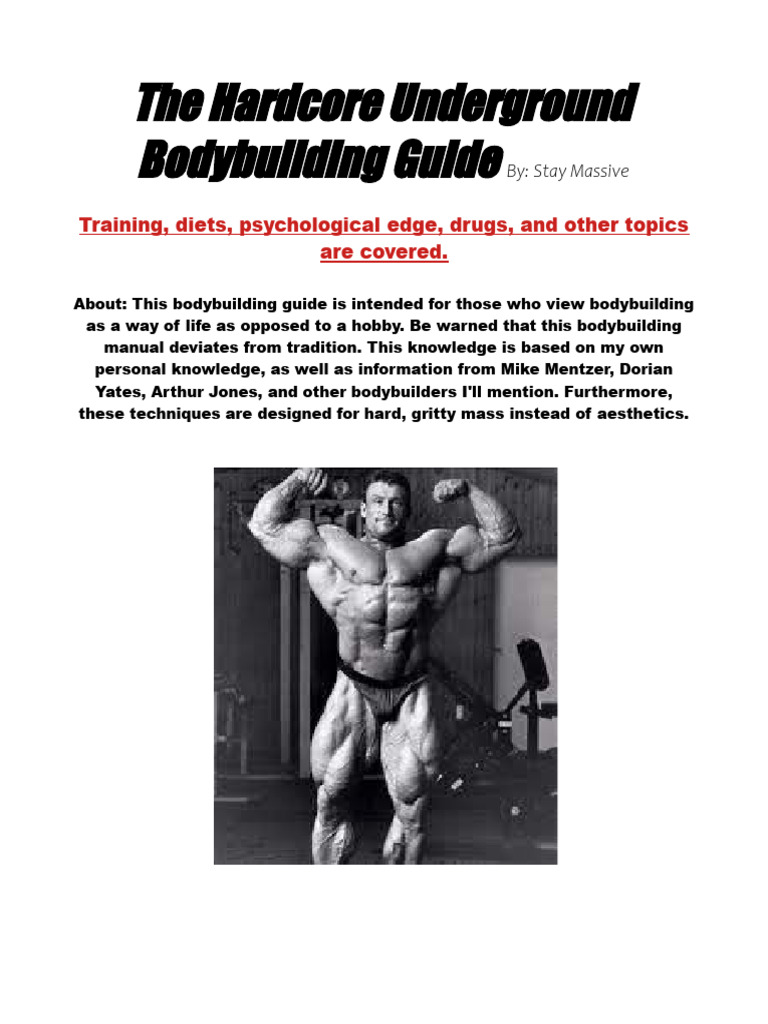 Hardcore Bodybuilding Guide | PDF