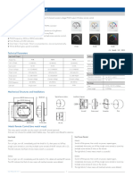 Model No.: T1-K, T2-K, T3-K: Wall Mounted Rotar y Panel