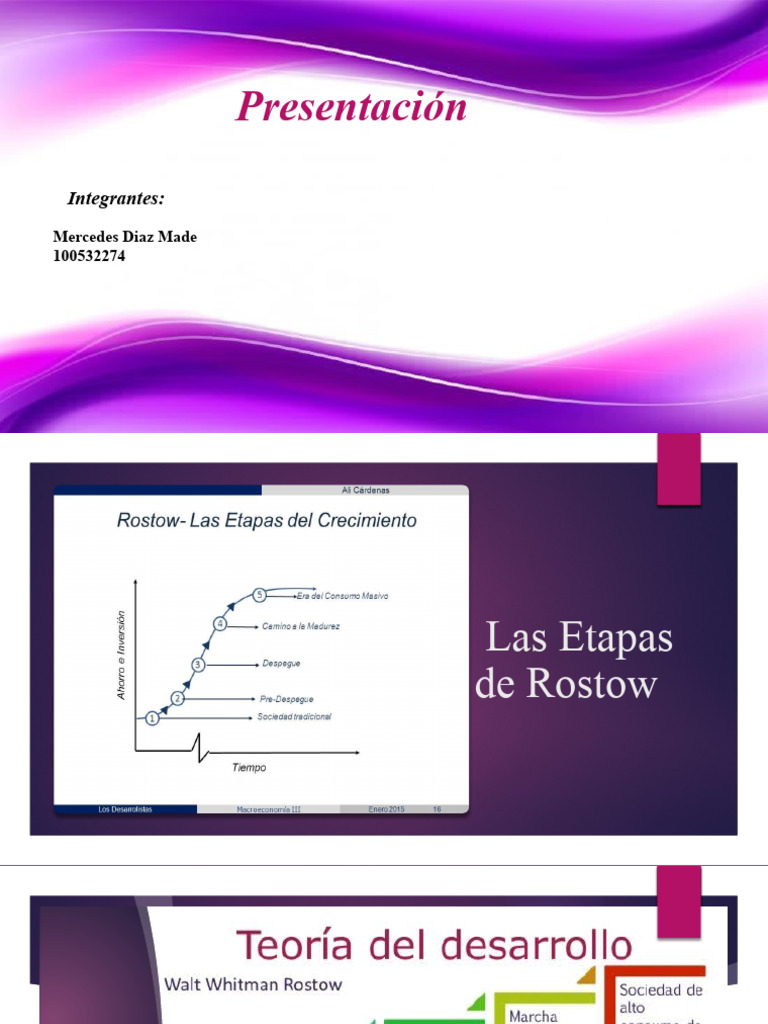 Diapositiva Rostow | PDF