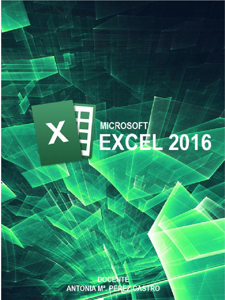 Manual de Excel 2016 Paso a Paso | PDF | Microsoft Excel | Ventana ...