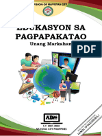 SDO Navotas EsP4 Q1 Lumped - FV