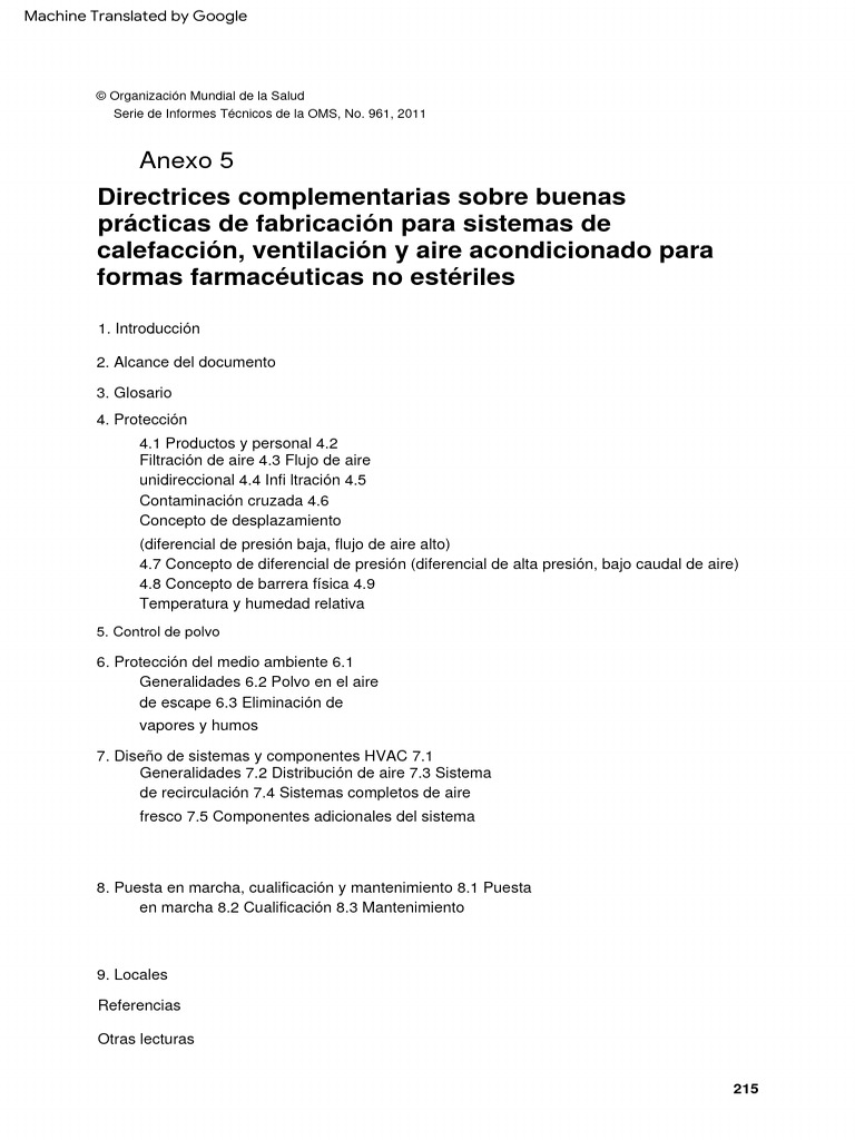 Supplementary GMPHeating Ventilation Airconditioning Systems Non
