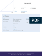 Invoice: Billed To Date of Issue Invoice Number Invoice Amount