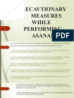 Precavtionary Measures of Asanas