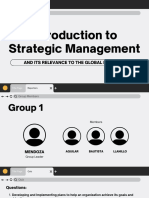 Group 1 Week 2 Intro To Strategic Management