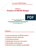 MEMS Design Chap 4 - Feature of MEMS DESIGN-New