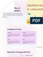 Celebrate The Day of European Languages