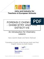 Forensic Chemistry-Chemistry and The Detective