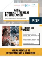 Entrevistas, Pruebas y Tecnicas de Simulacion