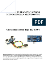Modul Latihan Ultrasonic Sensor Menggunakan Arduino Uno