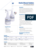 1 - Etanol 70% Esteril - Ficha Tecnica y Certificado Esterilidad